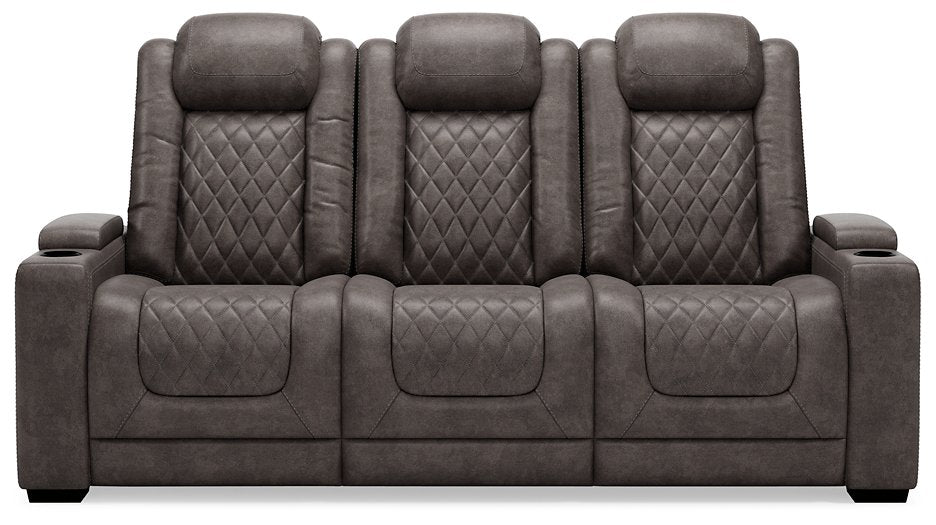 HyllMont Power Reclining Living Room Set - Gibson McDonald Furniture & Mattress 