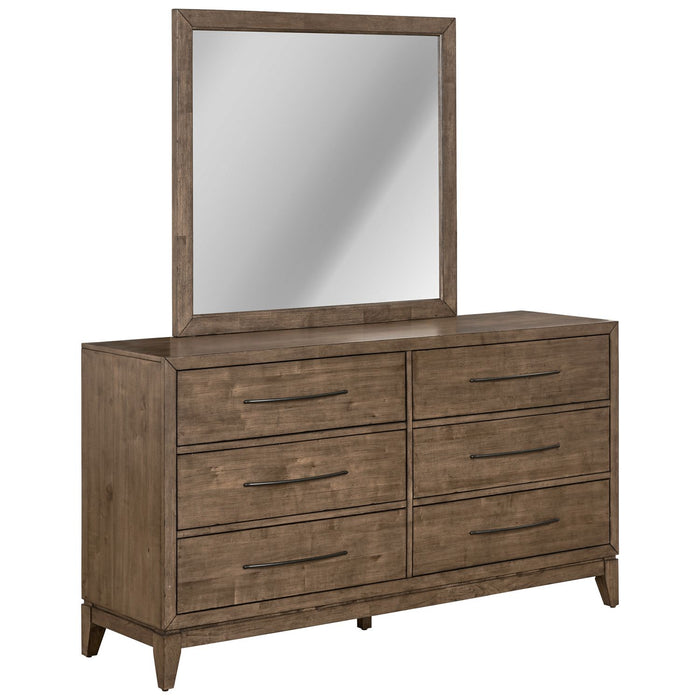 Shaker Lakes Dresser & Mirror - Gibson McDonald Furniture & Mattress 