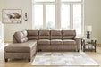 Navi 2-Piece Sectional Sofa Chaise - Gibson McDonald Furniture & Mattress 