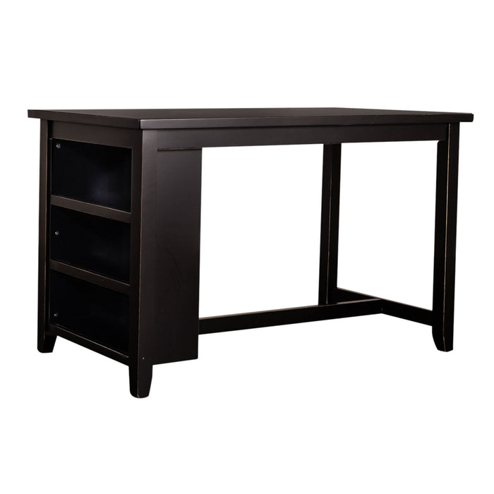 Brook Creek 5 Piece Counter Set in Black - Gibson McDonald Furniture & Mattress 