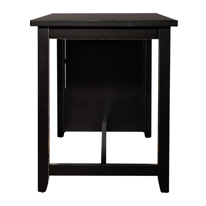 Brook Creek 5 Piece Counter Set in Black - Gibson McDonald Furniture & Mattress 
