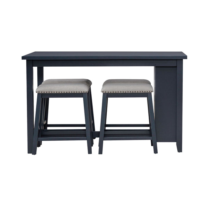 Brook Creek 5 Piece Counter Set- Navy