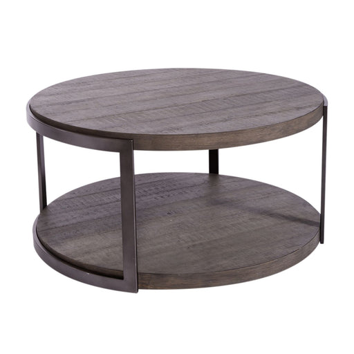 Modern View Round Cocktail Table - Gibson McDonald Furniture & Mattress 