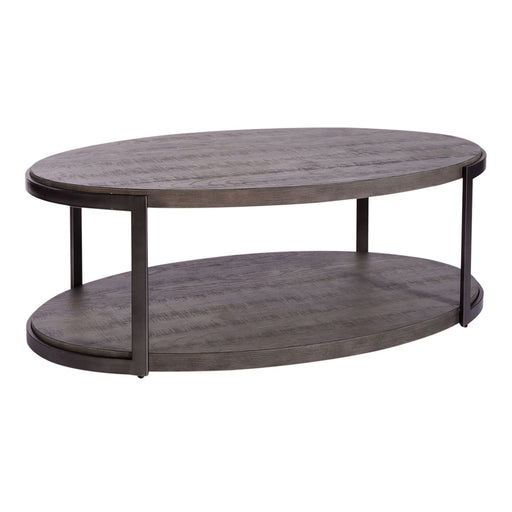 Modern View Oval Cocktail Table - Gibson McDonald Furniture & Mattress 
