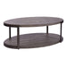 Modern View Oval Cocktail Table - Gibson McDonald Furniture & Mattress 