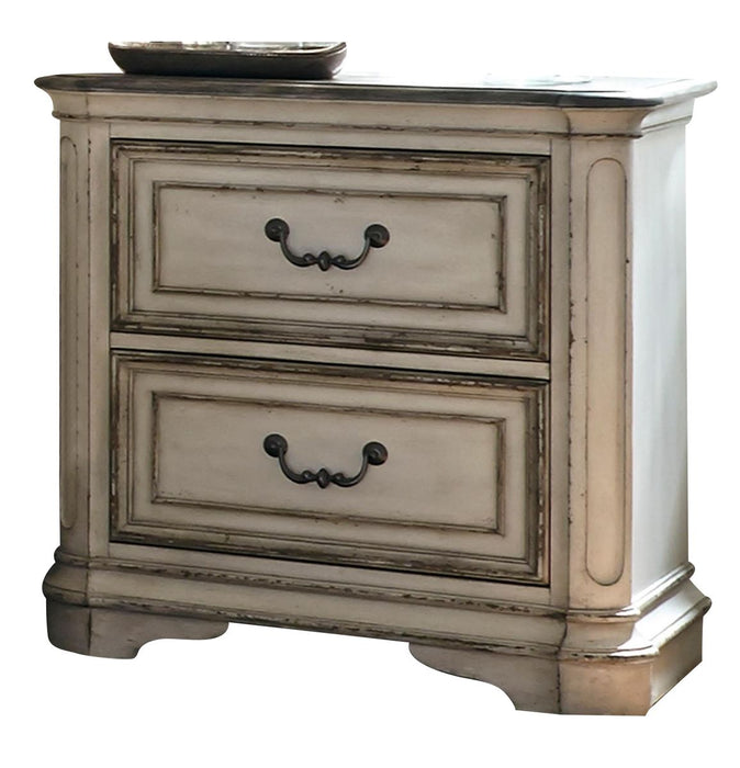 Liberty Magnolia Manor Two Drawer Nightstand in Antique White image