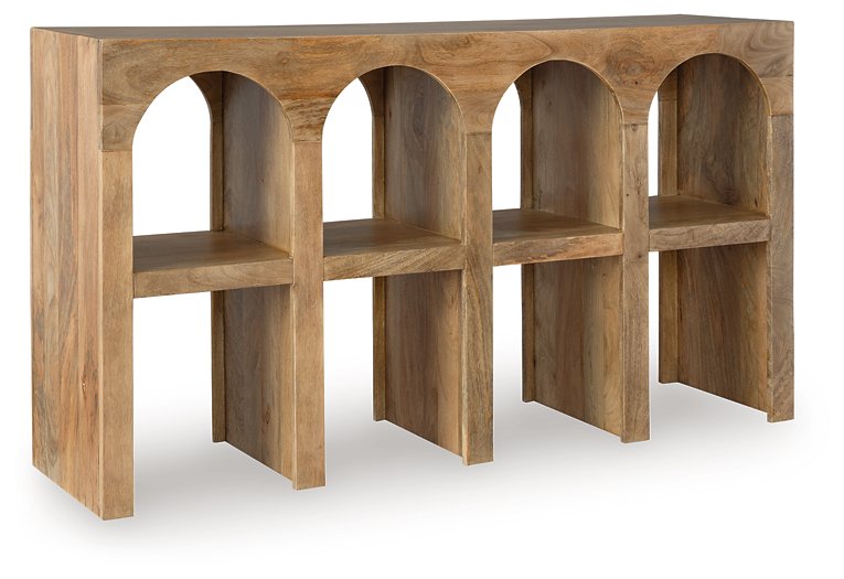 Luzmanacy Console Sofa Table - Gibson McDonald Furniture & Mattress 