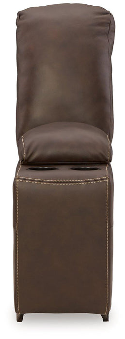 Dunleith Power Reclining Loveseat with Console - Gibson McDonald Furniture & Mattress 