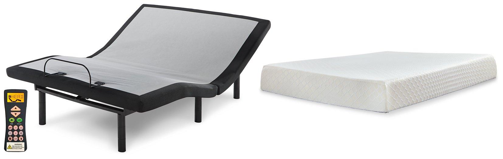 10 Inch Chime Memory Foam Mattress Set - Gibson McDonald Furniture & Mattress 