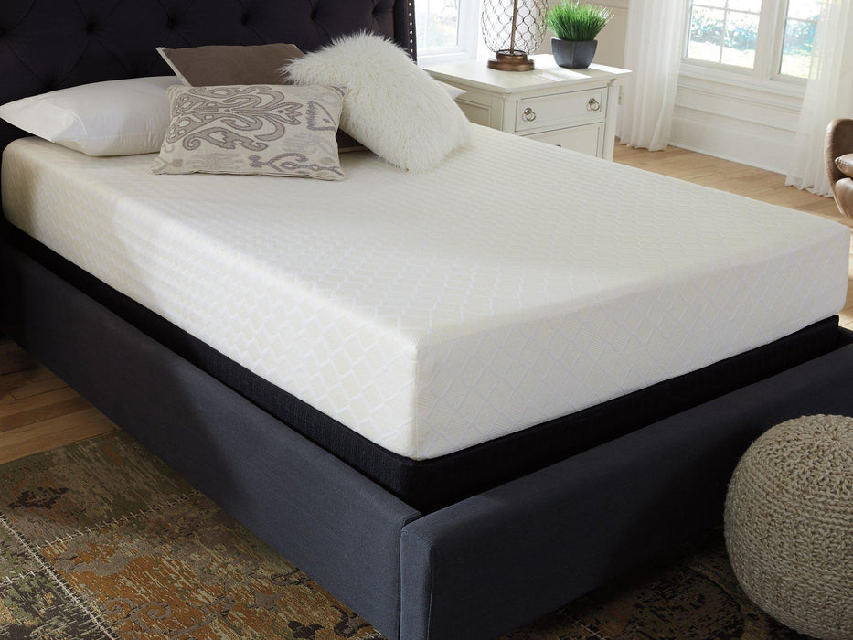 10 Inch Chime Memory Foam Mattress Set - Gibson McDonald Furniture & Mattress 