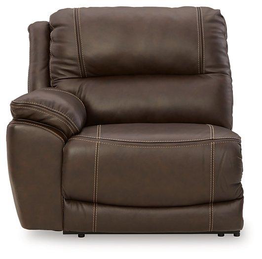 Dunleith Power Reclining Loveseat with Console - Gibson McDonald Furniture & Mattress 