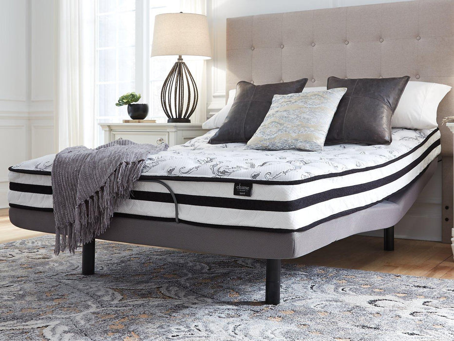 8 Inch Chime Innerspring Mattress Set - Gibson McDonald Furniture & Mattress 