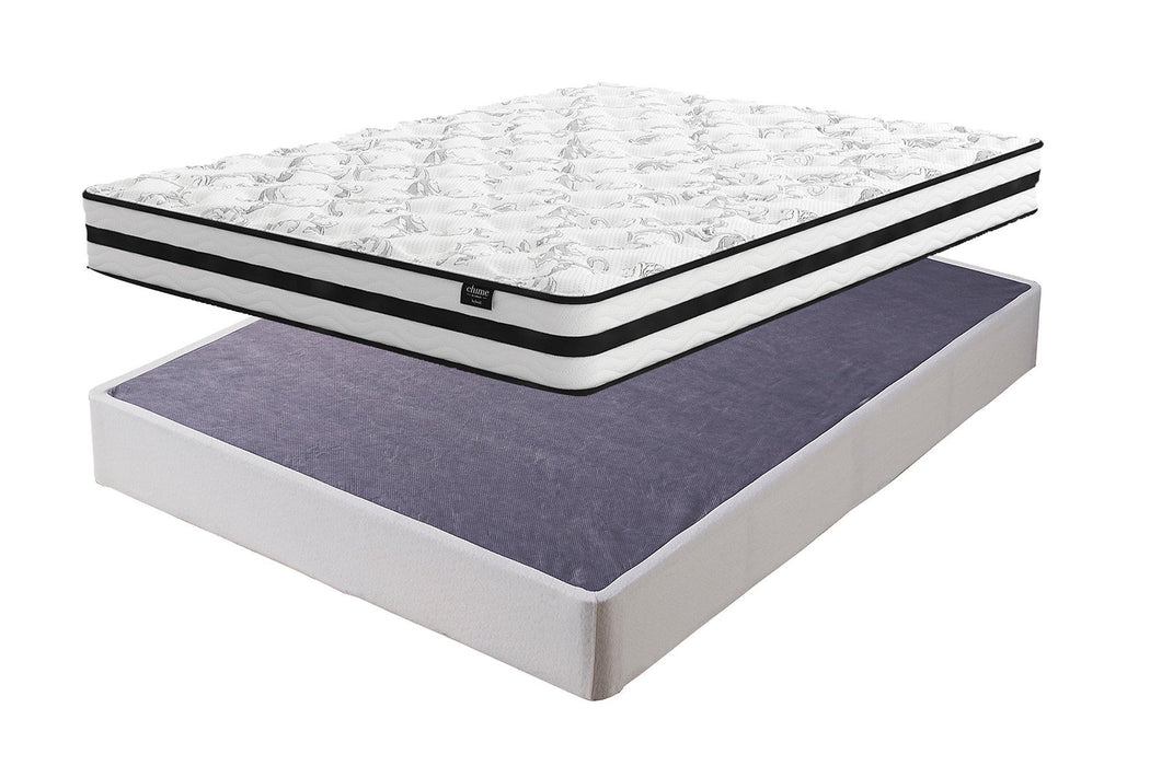8 Inch Chime Innerspring Mattress Set - Gibson McDonald Furniture & Mattress 