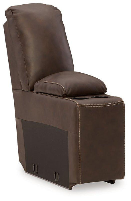 Dunleith Power Reclining Loveseat with Console - Gibson McDonald Furniture & Mattress 