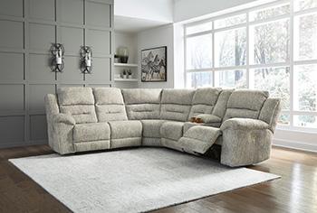 Family Den 3-Piece Power Reclining Sectional