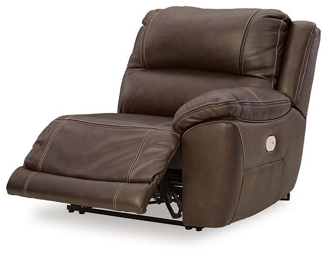 Dunleith Power Reclining Loveseat with Console - Gibson McDonald Furniture & Mattress 