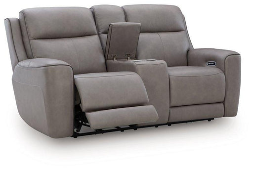 5Z-Comfort Power Reclining Loveseat with Console - Gibson McDonald Furniture & Mattress 