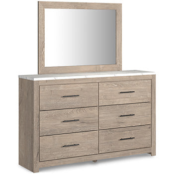 Senniberg Dresser and Mirror - Gibson McDonald Furniture & Mattress 