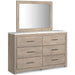 Senniberg Dresser and Mirror - Gibson McDonald Furniture & Mattress 