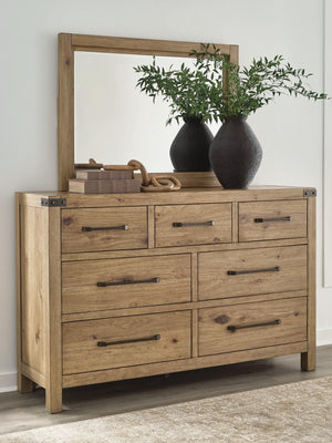 Ridgester Dresser and Mirror - Gibson McDonald Furniture & Mattress 