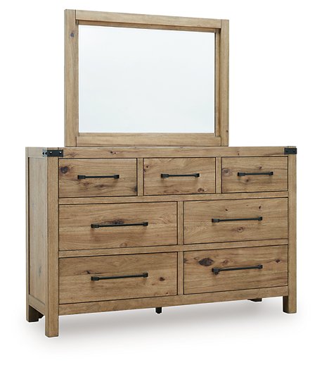 Ridgester Dresser and Mirror - Gibson McDonald Furniture & Mattress 