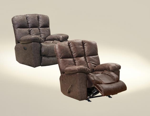 Catnapper Furniture Mayfield Glider Recliner in Graphite - Gibson McDonald Furniture & Mattress 