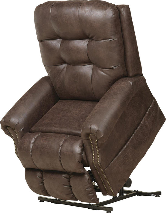 Catnapper Furniture Ramsey Power Lift Lay Flat Recliner w/ Heat & Massage in Sable - Gibson McDonald Furniture & Mattress 