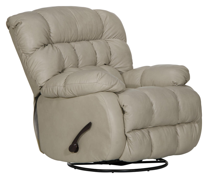 Pendleton Leather Chaise Swivel Glider Recliner - Gibson McDonald Furniture & Mattress 
