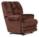 Malone Lay Flat Recliner with Extended Ottoman - Gibson McDonald Furniture & Mattress 
