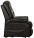 Madison Italian Leather Power Lift Lay Flat Recliner with Heat & Massage - Gibson McDonald Furniture & Mattress 