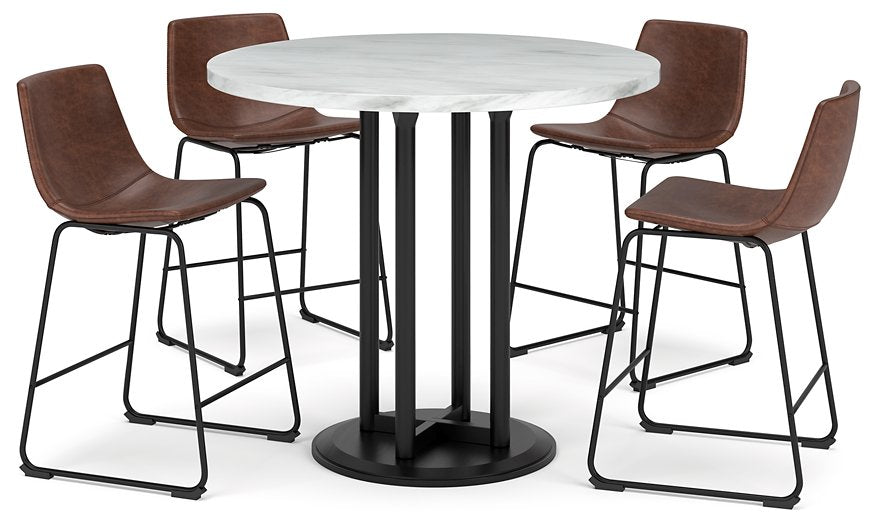Centiar Counter Height Dining Set - Gibson McDonald Furniture & Mattress 