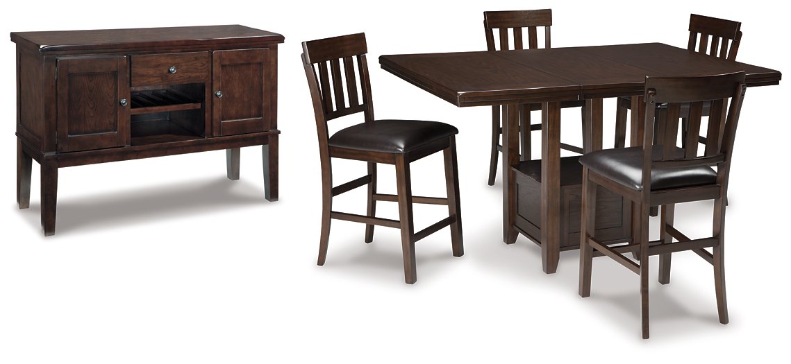 Haddigan Counter Height Dining Set - Gibson McDonald Furniture & Mattress 