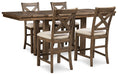 Moriville Counter Height Dining Set - Gibson McDonald Furniture & Mattress 