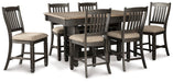 Tyler Creek Counter Height Dining Set - Gibson McDonald Furniture & Mattress 