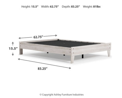 Shawburn Queen Platform Bed - Gibson McDonald Furniture & Mattress 