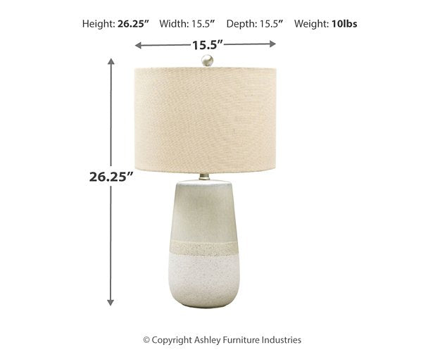 Shavon Table Lamp - Gibson McDonald Furniture & Mattress 