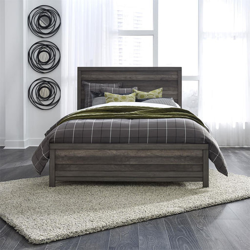 Liberty Furniture Tanners Creek King Panel Bed in Greystone image