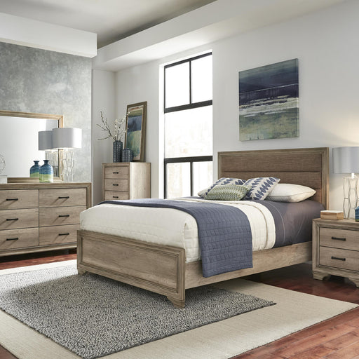 Sun Valley King California Uphosltered Bed, Dresser & Mirror, Chest, Night Stand image