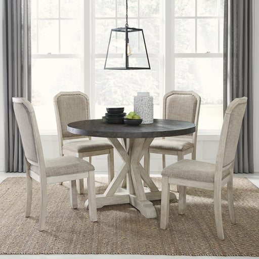 Willowrun 5 Piece Pedestal Table Set image