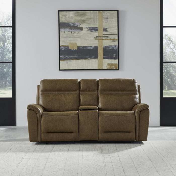 Cooper Loveseat w/Console P3 & ZG - Camel image