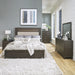 Modern Mix King Uph Bed, Dresser & Mirror, Chest, Nightstand image