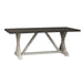 Liberty Furniture Willowrun Trestle Dining Table in Rustic White image