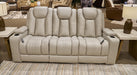 Elevate Edges Reclining Sofa with Drop Down Table - Gibson McDonald Furniture & Mattress 