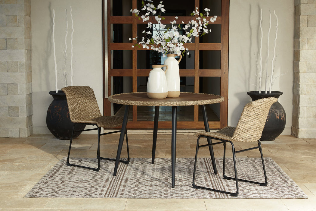 Amaris Outdoor Dining Set - Gibson McDonald Furniture & Mattress 