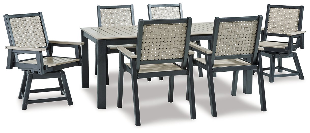 Mount Valley Outdoor Dining Set - Gibson McDonald Furniture & Mattress 