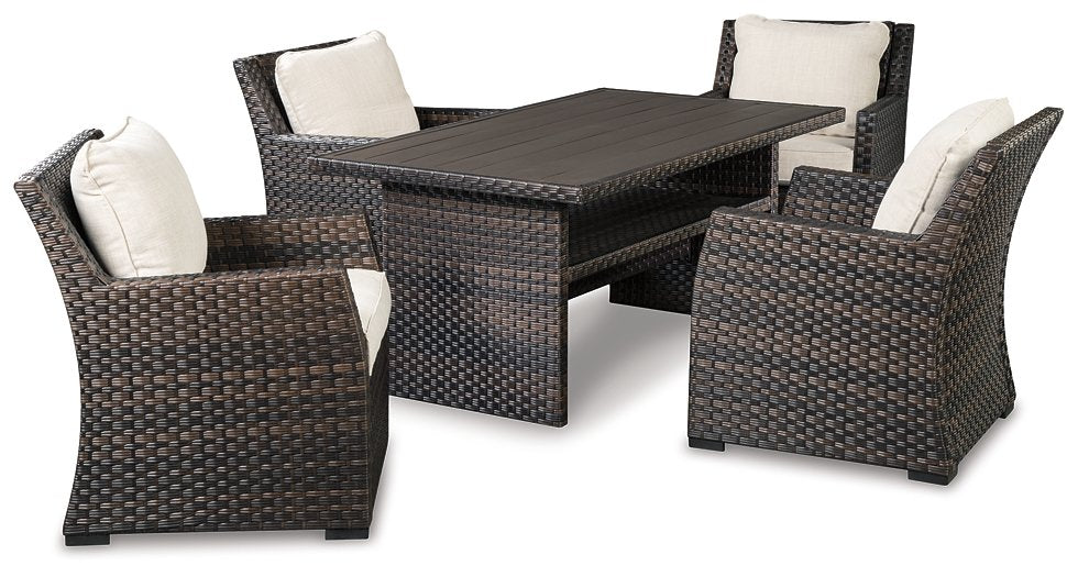 Easy Isle 5-Piece Outdoor Dining Set - Gibson McDonald Furniture & Mattress 