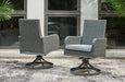 Elite Park Swivel Chair with Cushion (Set of 2) - Gibson McDonald Furniture & Mattress 