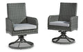 Elite Park Swivel Chair with Cushion (Set of 2) - Gibson McDonald Furniture & Mattress 