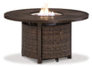Paradise Trail Outdoor Loveseat, Lounge Chairs and Fire Pit Table - Gibson McDonald Furniture & Mattress 