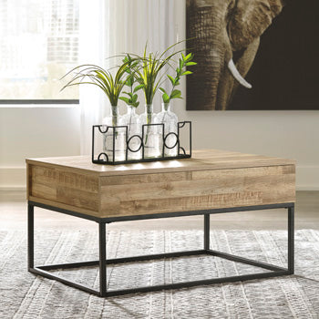 Gerdanet Lift-Top Coffee Table - Gibson McDonald Furniture & Mattress 